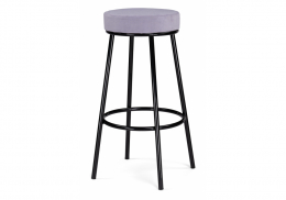 Барный стул Сансанви тедди 941 / черный глянец (39x39x80)