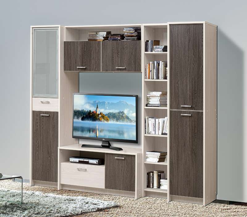 Модульное решение для гостиной 1 (Стенка 1). 