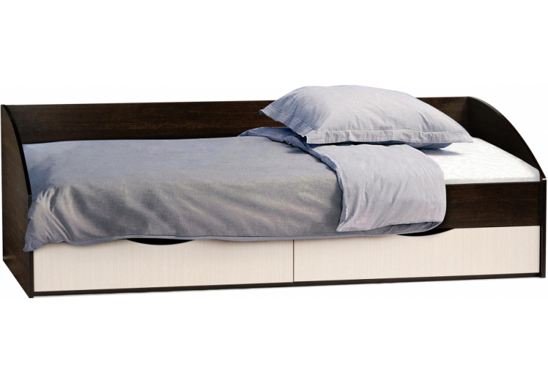 Кровать Классика венге / белфорд (95x). 